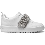  michael kors sneakers - cup sole emmett strap lace up white