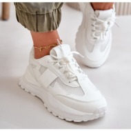  women`s platform sneakers white nevelaine