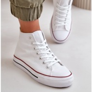  women`s sneakers over the ankle white onaria