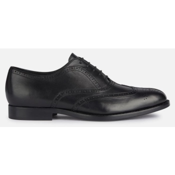 geox black men`s formal shoes hampstead σε προσφορά