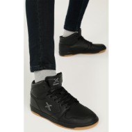  kinetix jones pu hi 2fx black man sneaker hi