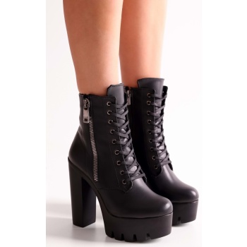 shoeberry women`s audrey black skin σε προσφορά