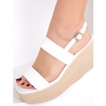 soho white women`s wedge heeled shoes σε προσφορά