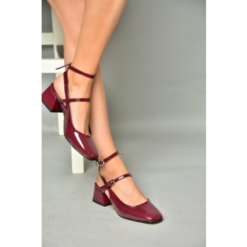 fox shoes p654137008 claret red patent σε προσφορά