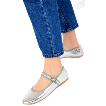 soho silver snake women`s flats 19004 σε προσφορά