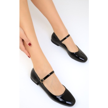 soho black patent leather women`s flats σε προσφορά