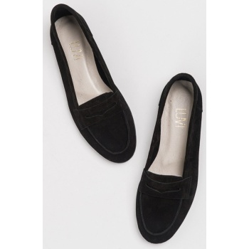 luvishoes f02 women`s black suede flats σε προσφορά