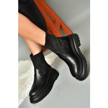 fox shoes women`s black thick soled σε προσφορά