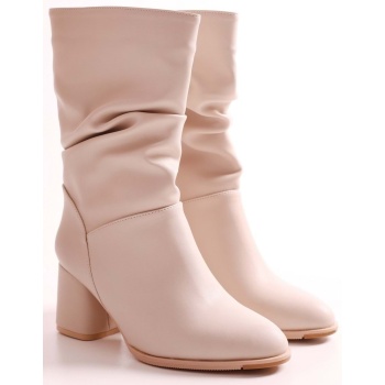 shoeberry women`s nollie beige heels  σε προσφορά