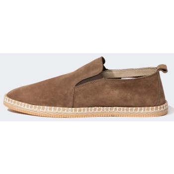 defacto men`s flat sole leather suede σε προσφορά