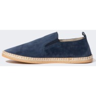  defacto men`s flat sole leather suede espadrille