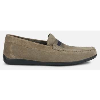 grey men`s moccasins geox ascanio  σε προσφορά