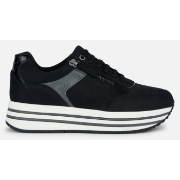 black women`s sneakers geox kency  σε προσφορά