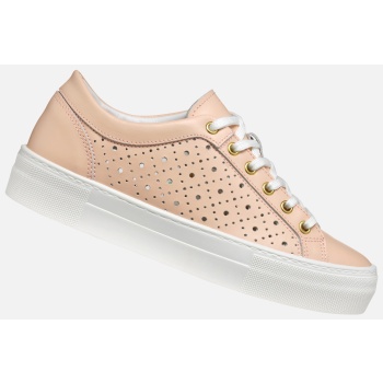 beige women`s sneakers geox claudin  σε προσφορά