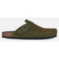  khaki men`s slippers geox ghita - men`s