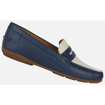 dark blue women`s moccasins geox σε προσφορά