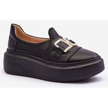 lewski shoes women`s leather platform σε προσφορά