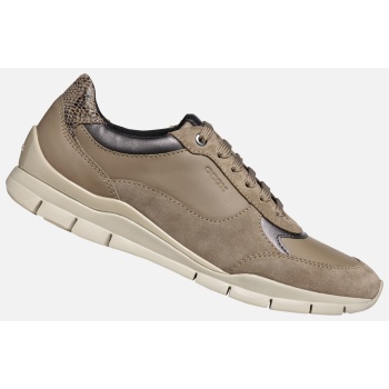 beige women`s sneakers geox sukie  σε προσφορά