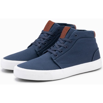 ombre men`s high-top sneakers in cotton σε προσφορά