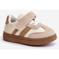  children`s velcro sneakers beige tromella