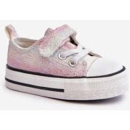  children`s velcro sneakers with sequins multicolor caloma