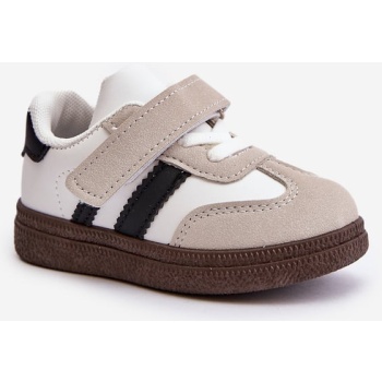 children`s velcro sneakers white