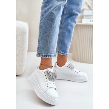 women`s platform sneakers with a