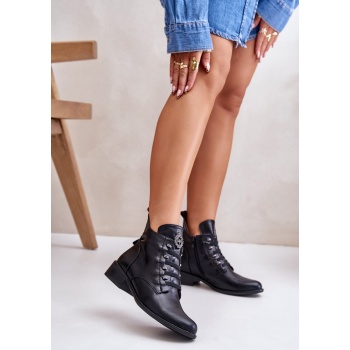 low insulated ankle boots with zipper