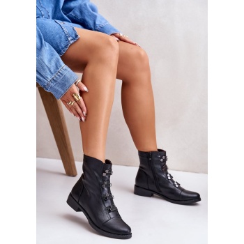 insulated women`s ankle boots with zip