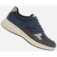  blue men`s sneakers geox spherica ecub-3 - men