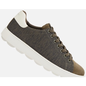 khaki men`s sneakers geox spherica σε προσφορά