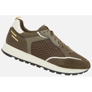 khaki men`s sneakers geox partenio  σε προσφορά