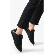  mio gusto theresa black women`s casual sports shoes sneaker.