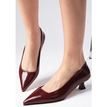 mio gusto carmen burgundy color patent σε προσφορά