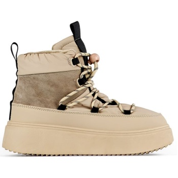 primohurt beige snow boots with a cuff