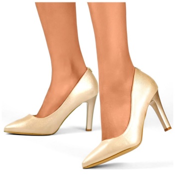 primohurt women`s gold pumps with a