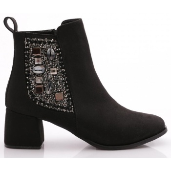 dgn 7006 women`s heeled boots black σε προσφορά