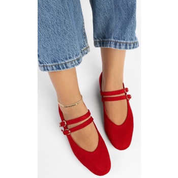 shoeberry women`s fiesty red suede σε προσφορά