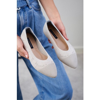 ni̇şantaşi shoes betty beige knitwear σε προσφορά