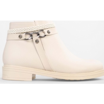 shoeberry women`s riley beige leather σε προσφορά