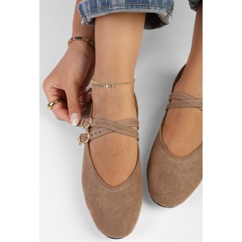 shoeberry women`s fiesty mink suede σε προσφορά