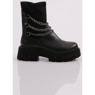  dgn es806 women`s thick chain accessory boots.