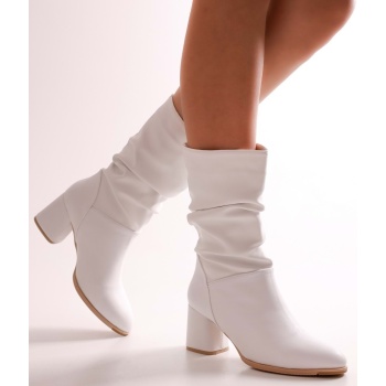 shoeberry women`s nollie white heels  σε προσφορά