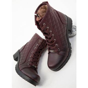 soho claret red quilted 13786 boots  σε προσφορά