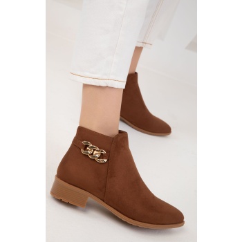 soho tan suede women`s boots & bootie σε προσφορά