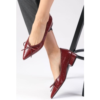 mio gusto beatrix burgundy color patent σε προσφορά