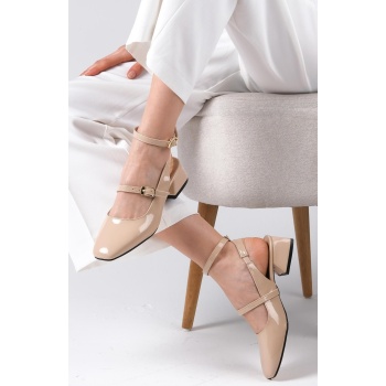 mio gusto audrey nude patent leather σε προσφορά