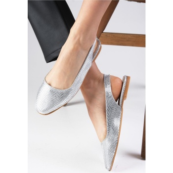 mio gusto ally silver color snakeskin σε προσφορά