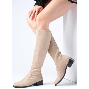 mio gusto brooklyn beige color suede σε προσφορά