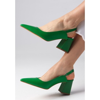 mio gusto anette green color pointed σε προσφορά